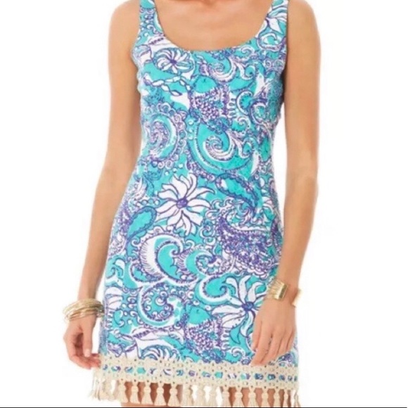 Lilly Pulitzer Dresses & Skirts - Lilly Pulitzer Eaton Dress Sz 4 Montauk Seaside